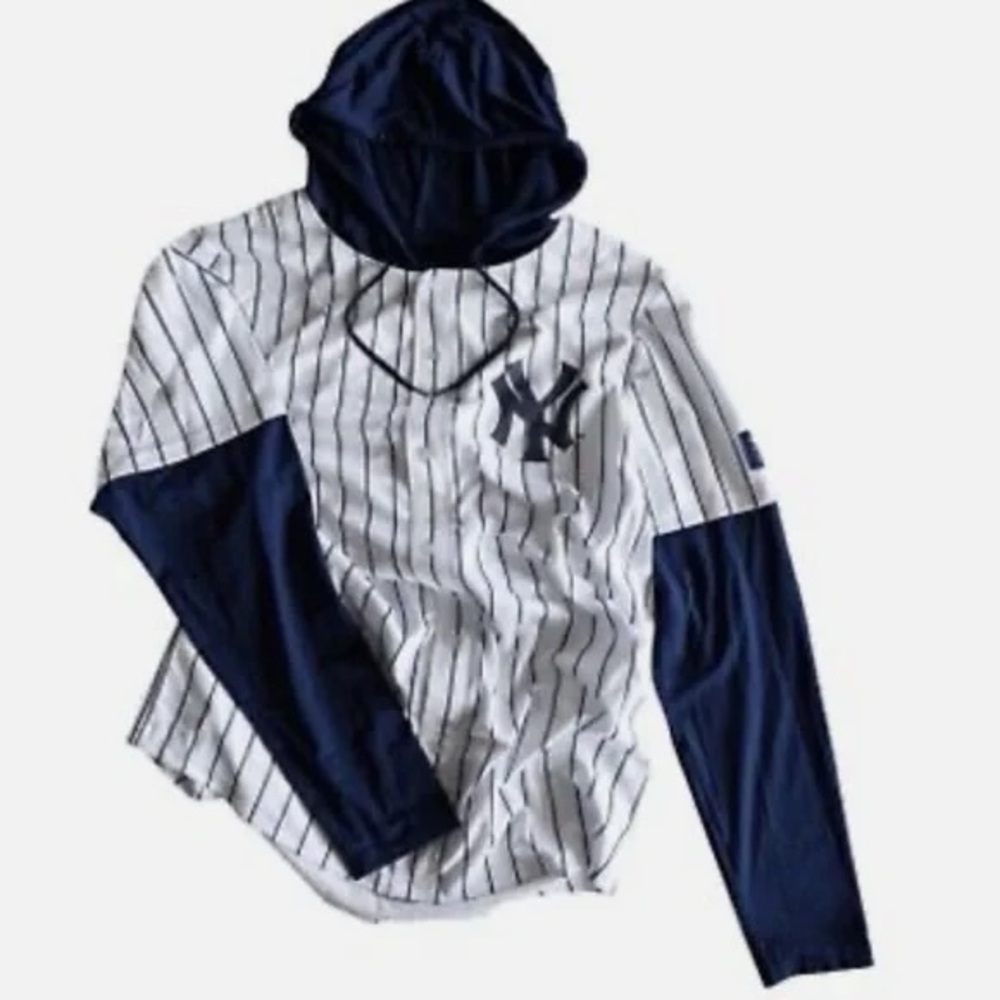 New York Yankees SGA Pinstripe Uniform Jersey Hoodie Night MLB 2024 XL